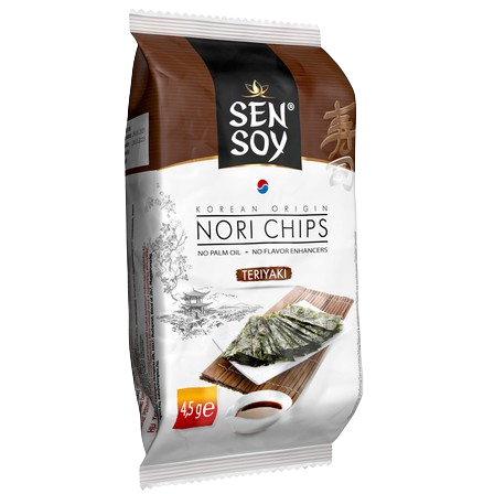 Sen Soy Nori chips 4.5g Teriyaki