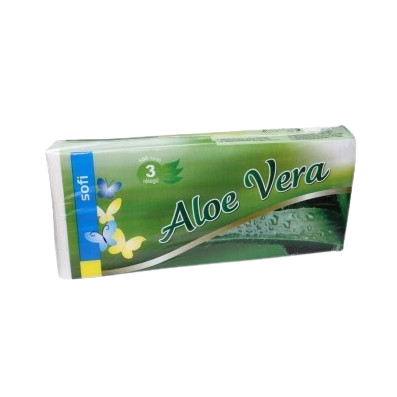 Papírzsebkendő sofi 100db illatos aloe vera