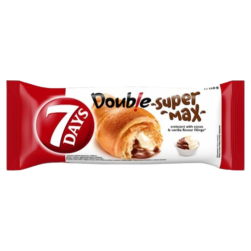 7 Days Croissant Super Double Max Kakaó-Vanília 110g