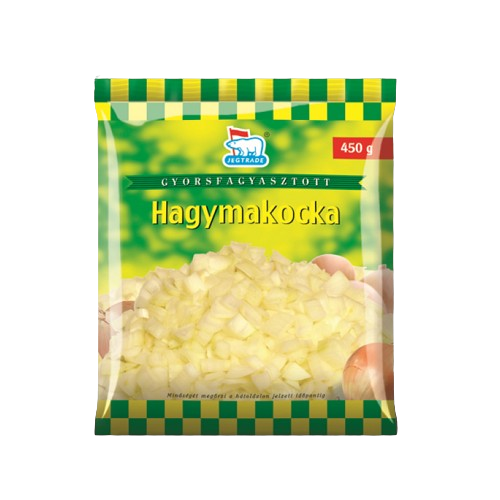 Hagyma kocka 450g-Jégtrade
