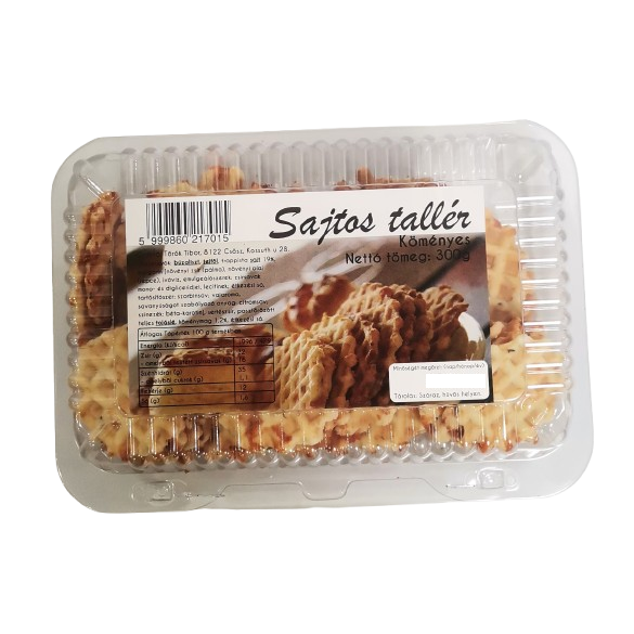 Sajtos tallér köményes 300g