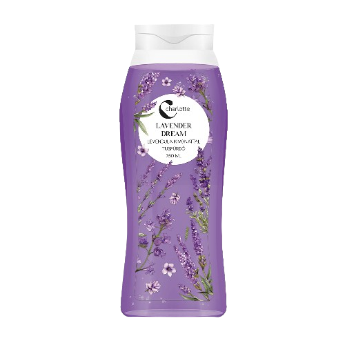 Charlotte tusfürdő levendula olajjal 750ml