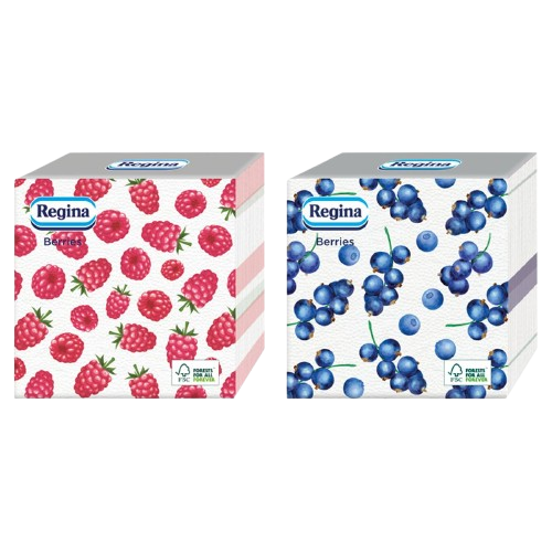 Regina szalvéta 1r. 45lap berries