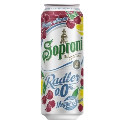 Soproni 0,0% Meggy-Citrom 0,5l