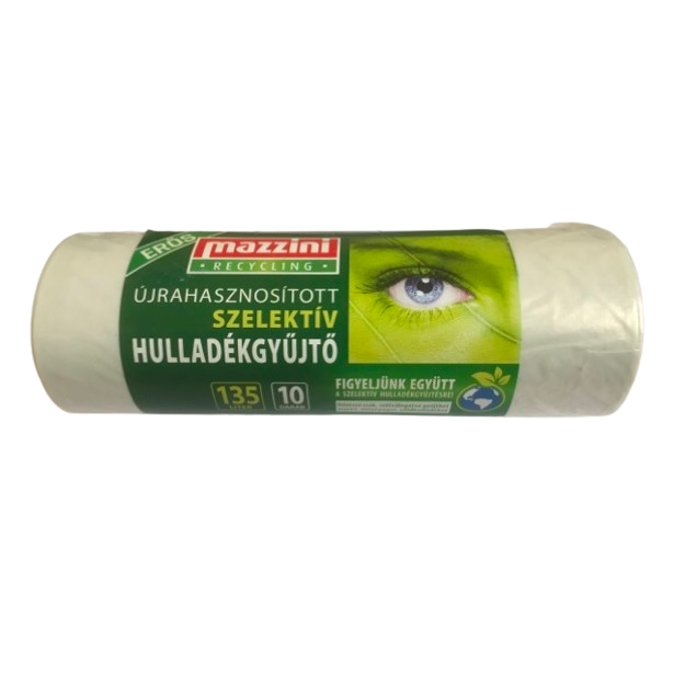 Mazzini úh. szelektív hull.gyűjtő 135L erős 10db