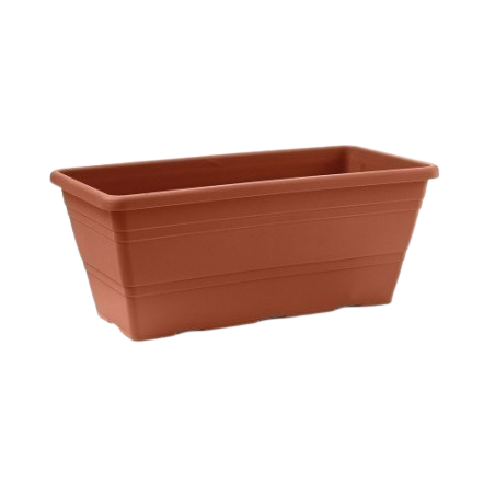Campana virágtartó láda 40cm (barna)
