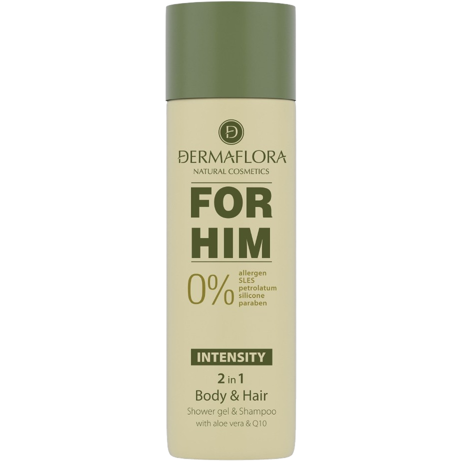 Dermaflora 0% for him tusfürdő 500ml intensity
