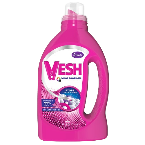 Violeta VESH mosógél 1L - színes 20 mosás