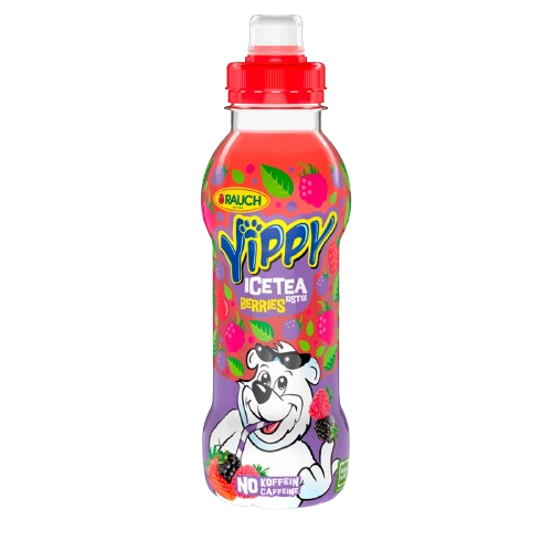 Rauch Yippy jeges tea piros bogyós gyümölcsös 330ml