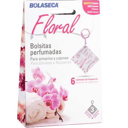 Bolaseca illatpárna 3*10g floral