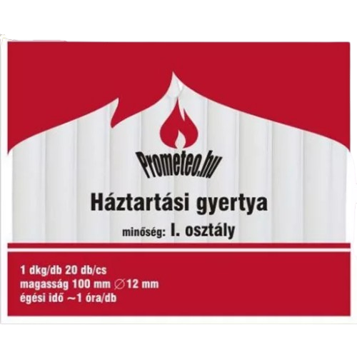Háztartási gyertya 20db LAGY1-20