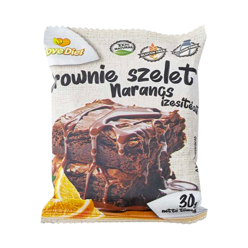 Love Diet Gluténmentes brownie narancs 30g