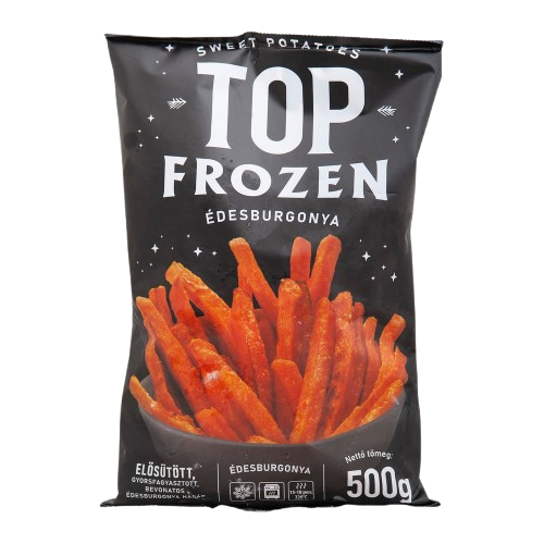Édesburgonya hasábok TOP FROZEN 500g
