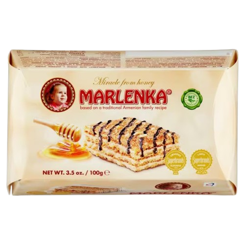Marlenka mézes diós torta 100g