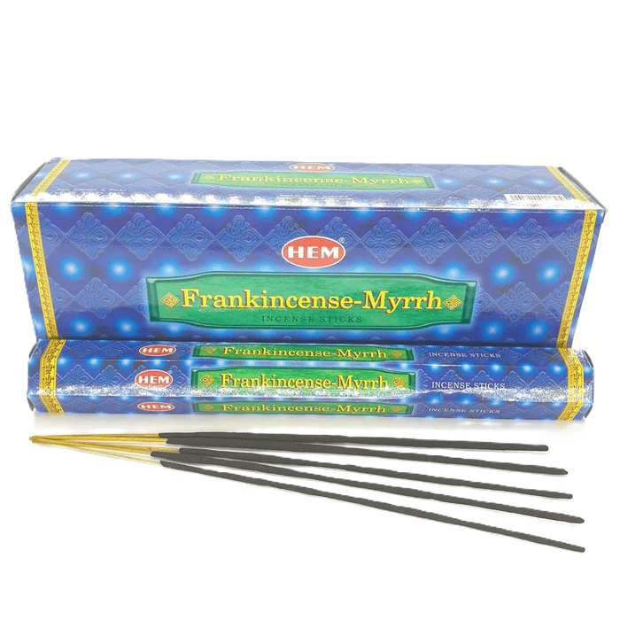 HEM füstölő Frankincense Myrrh Hexa 8901810011625