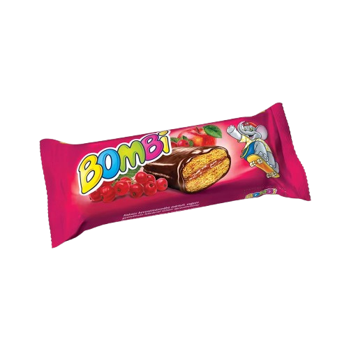 Bombi vegyes gyümölcsös-ribizlis puszedli szelet 50g