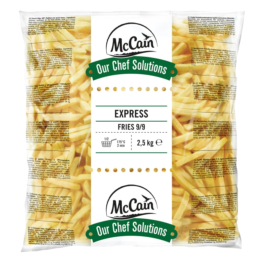 McCain express hasábburgonya 2.5kg