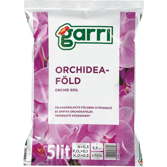 Garri virágföld orchidea 5 l