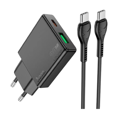 HOCO N38 DELGADO PD20W+QC3.0 DUPLA HÁLÓZATI TÖLTŐ