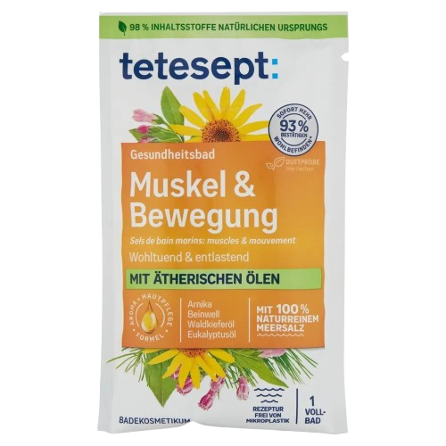 Tetesept fürdősó, izom és izület lazító - 80 g