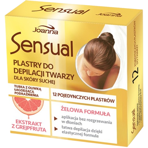Joanna S.Szőrtelenítő gyantacsík arc 12db