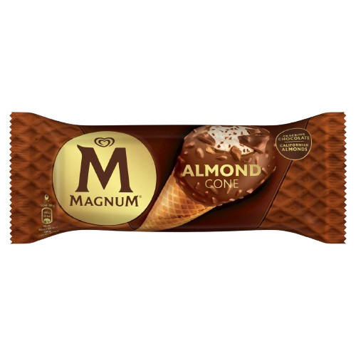 Magnum Almond Cone vanília ízű jégkrém tölcsérben 160ml