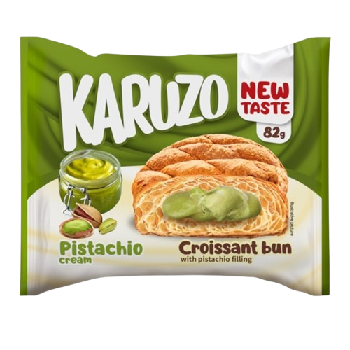 Karuzo 82g pisztácia ízű tölt. croissant