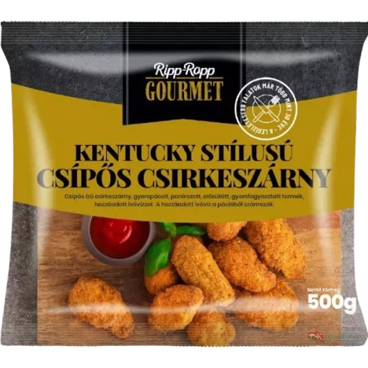 Fagy,ripp-ropp pan.kentucky stílusú csípős csirkeszárny 500g