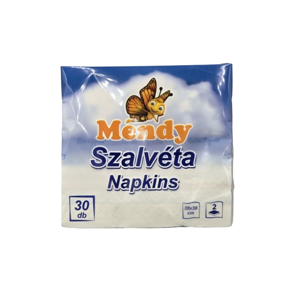 Mendy prémium szalvéta 30db 2rét.38*38cm