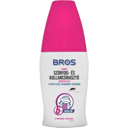 Bros Szúnyogriasztó pumpás Sensitive 50ml gyerekeknek