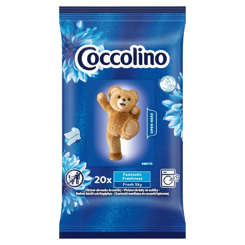 Coccolino nedves illatosító kendő szárítógépbe 20db