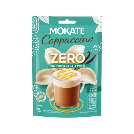 Mokate cappuccino zero vanília bourbon 20g