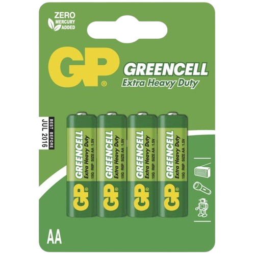 B1221 - GP ELEM GREENCELL R6 4BL