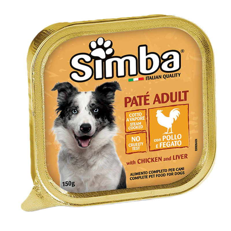 Simba Dog Paté felnőtt kutyáknak csirke&máj 150g