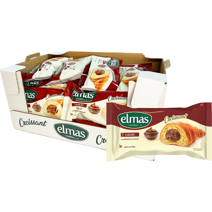 Elmas croissant 60g kakaós