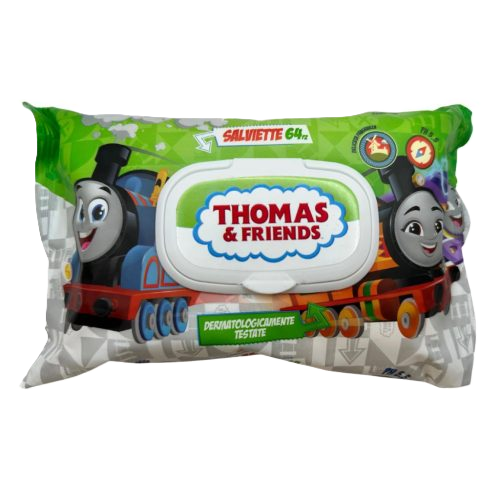 Thomas&barátai nedves törlőkendő 64 lapos aloe
