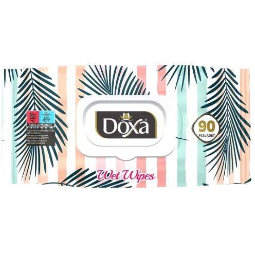 Doxa nedves törlőkendő 90db-os paradise