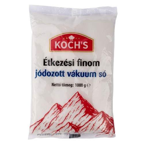 Koch's étkezési finom jódozott vákuum só 1000 g