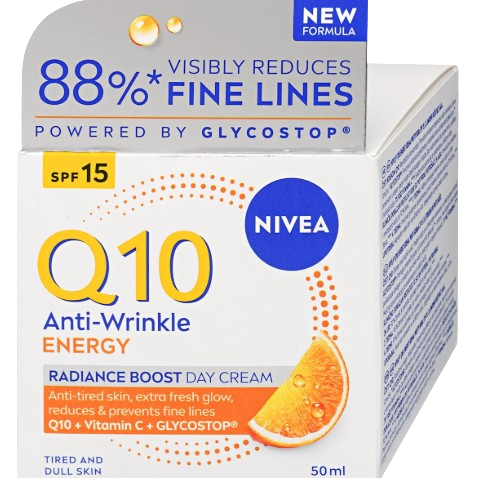 Nivea arckrém 50ml Q10Power Energy Nappali