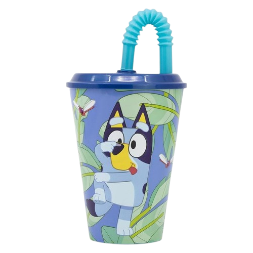 Bluey szívószálas pohár