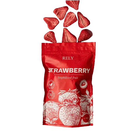 Liofilizált szeletelt eper Rely 18g