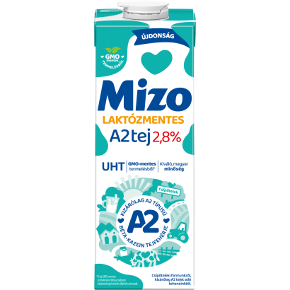 MIZO A2 Laktózmentes UHT tej 2,8% 1L