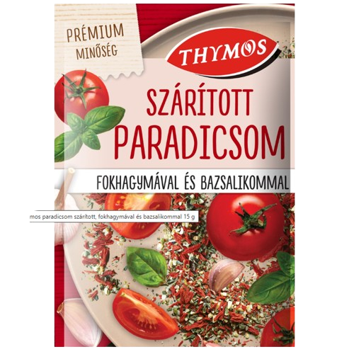Thymos paradicsom szárított, fokhagymával és bazsalikommal 15 g
