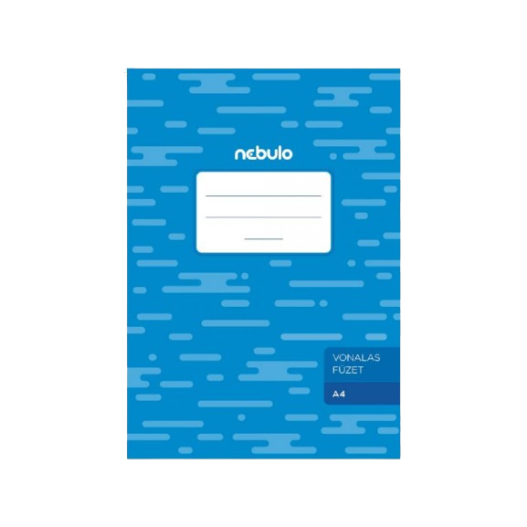 Füzet, ECO, spirál A4, vonalas, Nebulo
