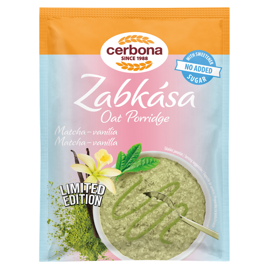 Cerbona zabkása 50g matcha-vanília