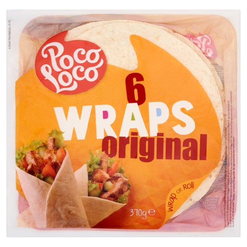 Poco Loco lágy tortilla Wraps 370g