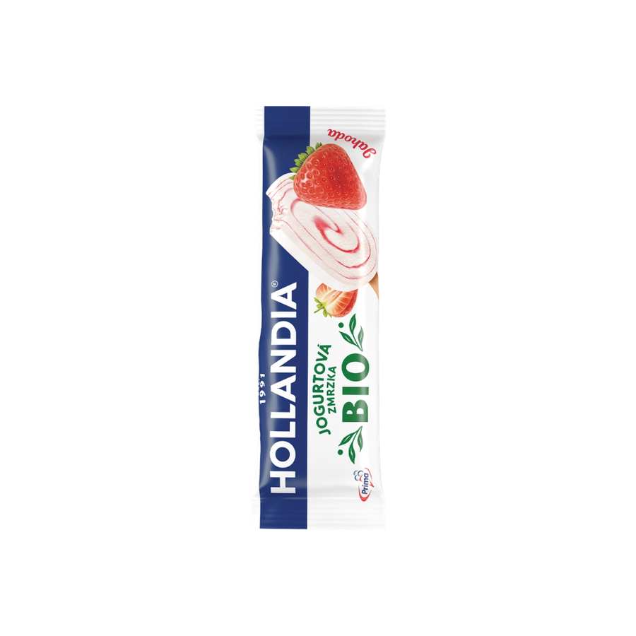 Hollandia bio jégkrém eper 85ml