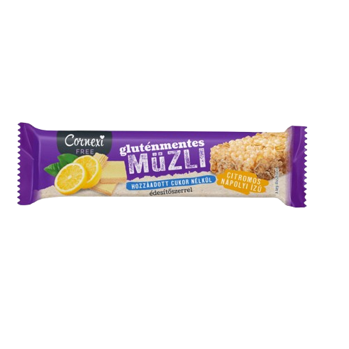 Cornexi müzliszelet 25g citromos nápolyi ízű HCN GM