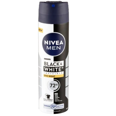Nivea Deo 150ml B&W Inv.Epic Night