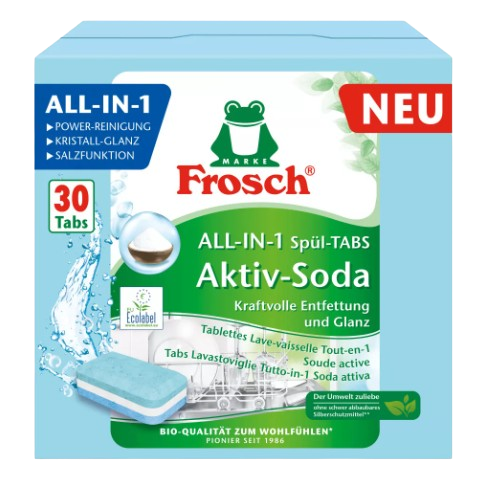 Frosch Mosogatógép T .all in1 Szóda 30db